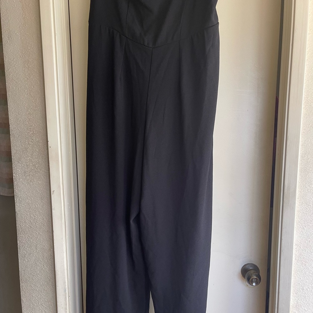 Wild Fable Black Strapless Jumpsuit